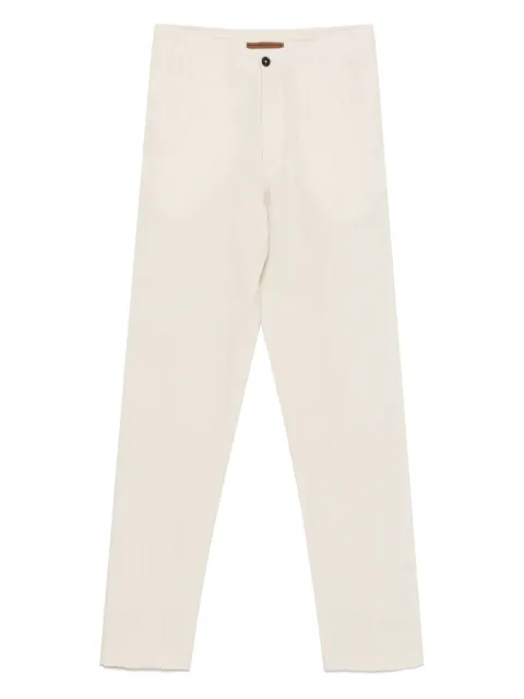 Zegna pantalones tapered con bolsillos