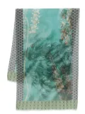 Pierre-Louis Mascia graphic-print scarf - Green