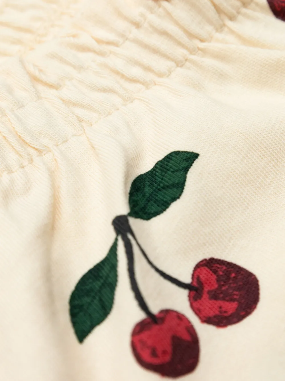 CHERRY-PRINT SHORTS