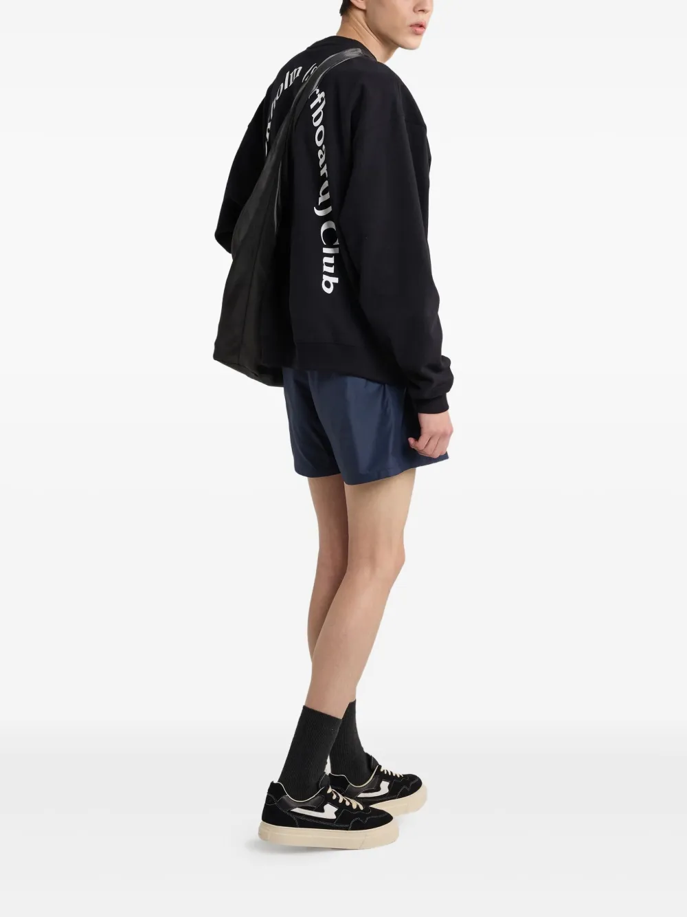 Stockholm Surfboard Club Katoenen sweater - Zwart