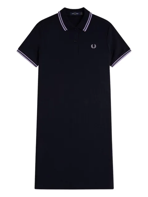 Fred Perry vestido midi con cuello de playera tipo polo