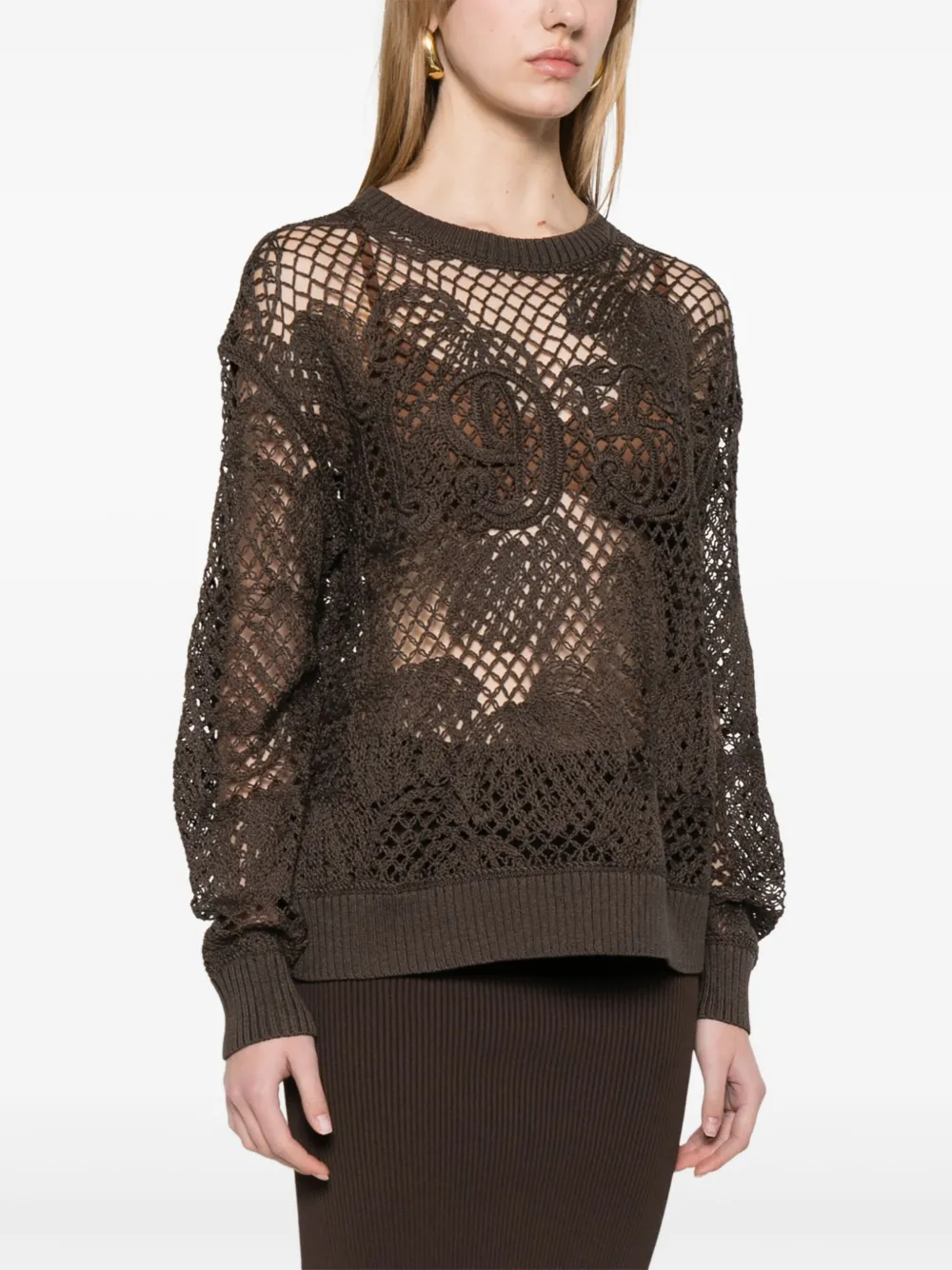 Max Mara Farea trui Bruin