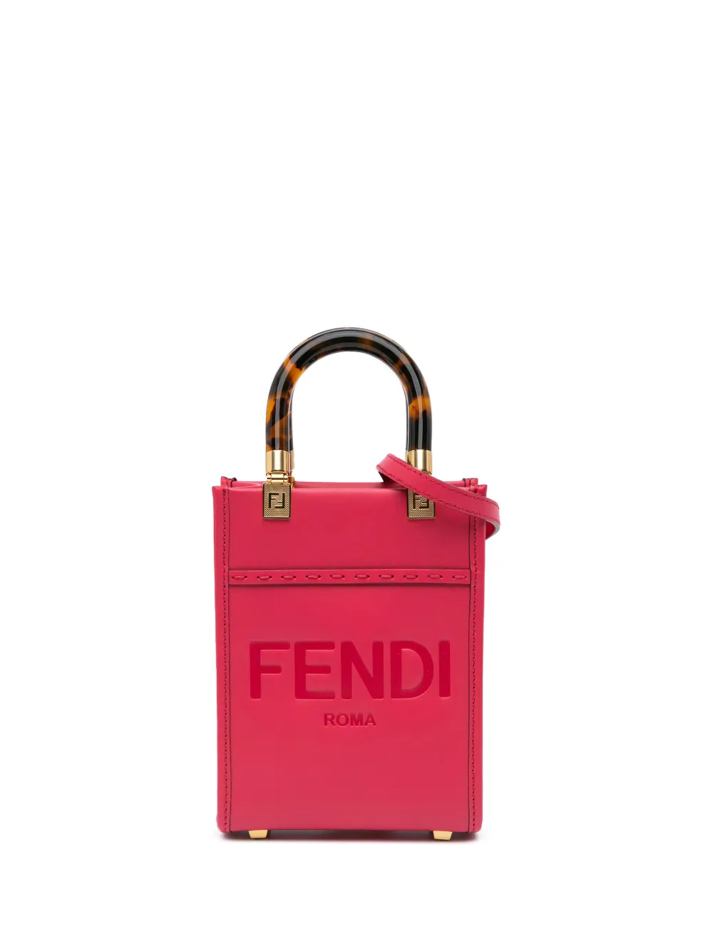 Fendi Pre-Owned 2010-2024 Mini Sunshine Shopper Tote satchel | Pink | Image 1