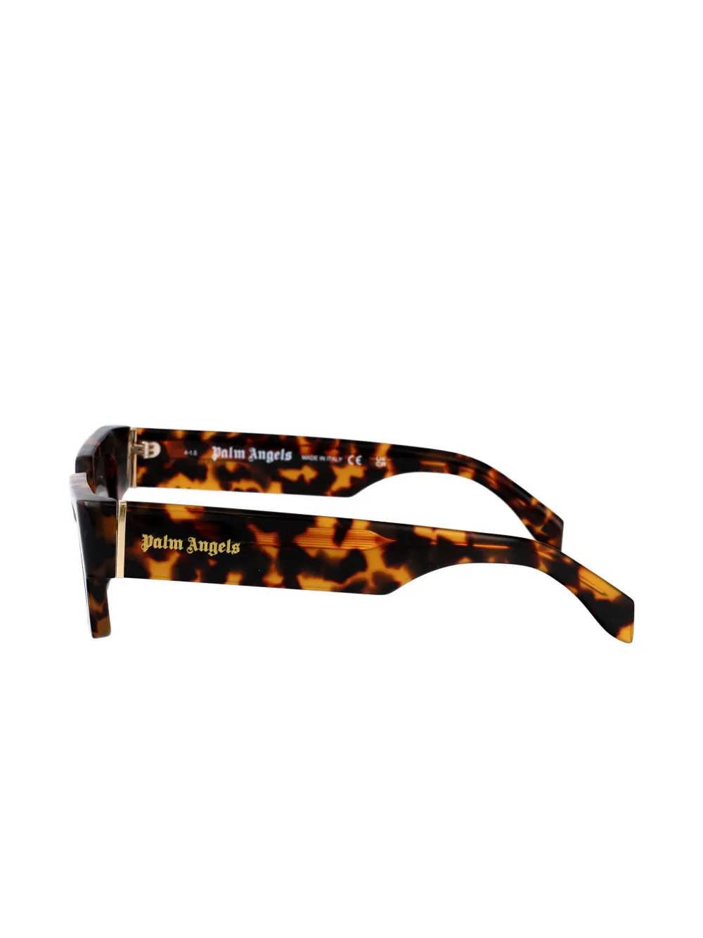 Palm Angels Eyewear Zonnebril met schildpadschild-effect Bruin