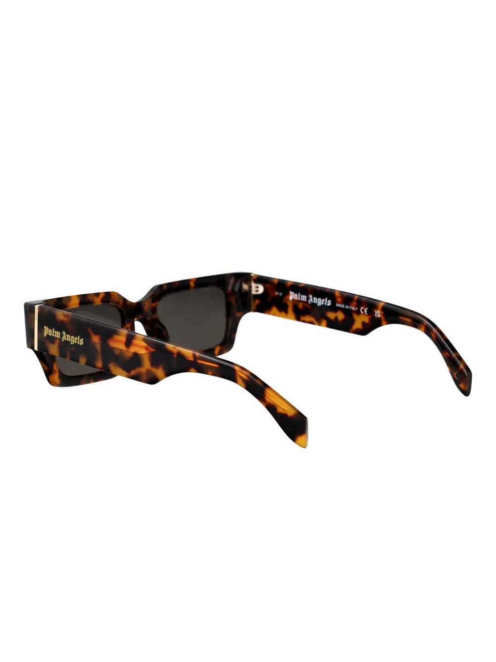 Palm Angels Eyewear Zonnebril met schildpadschild-effect Bruin