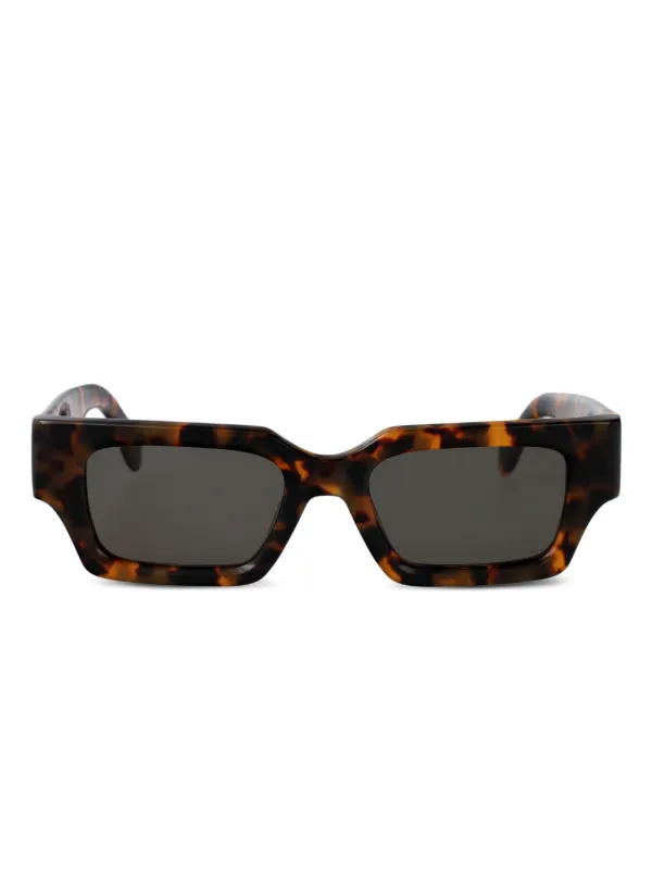 Palm Angels Brown Tortoiseshell Sunglasses Palm Angels Eyewear Trinity Tortoiseshell Sunglasses In  main image 3