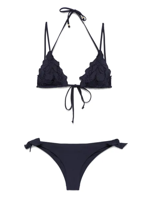TWINSET floral-appliqué bikini set