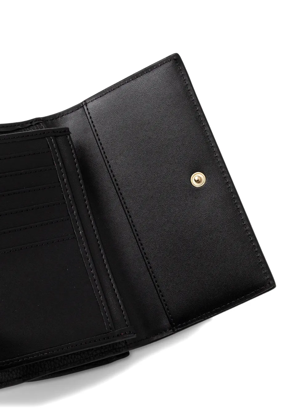 Emporio Armani Portemonnee met logo-stempel Zwart