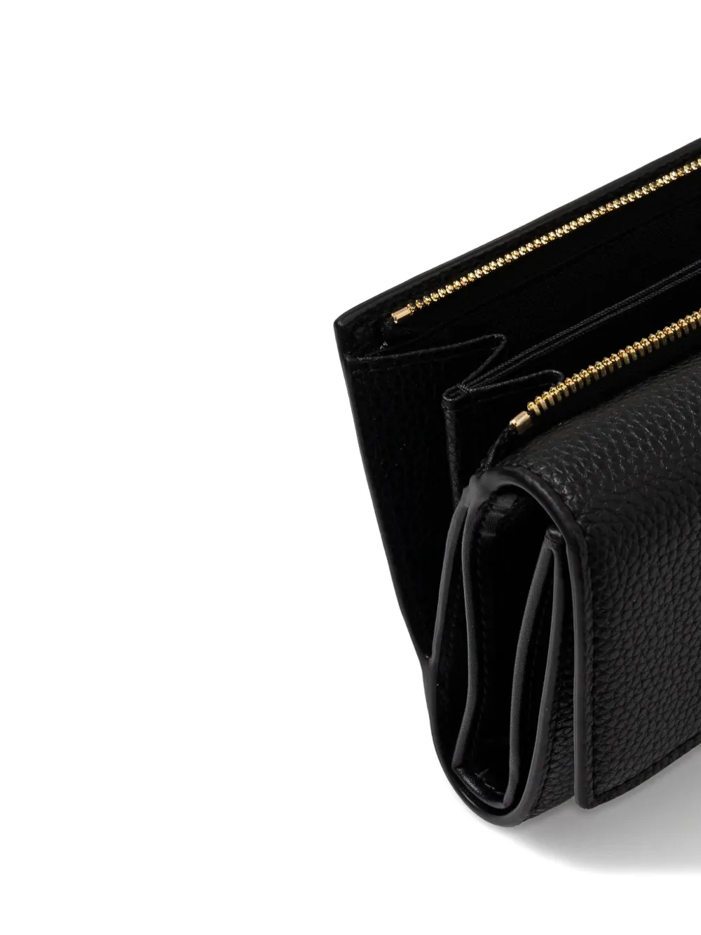 Emporio Armani Portemonnee met logo-stempel Zwart