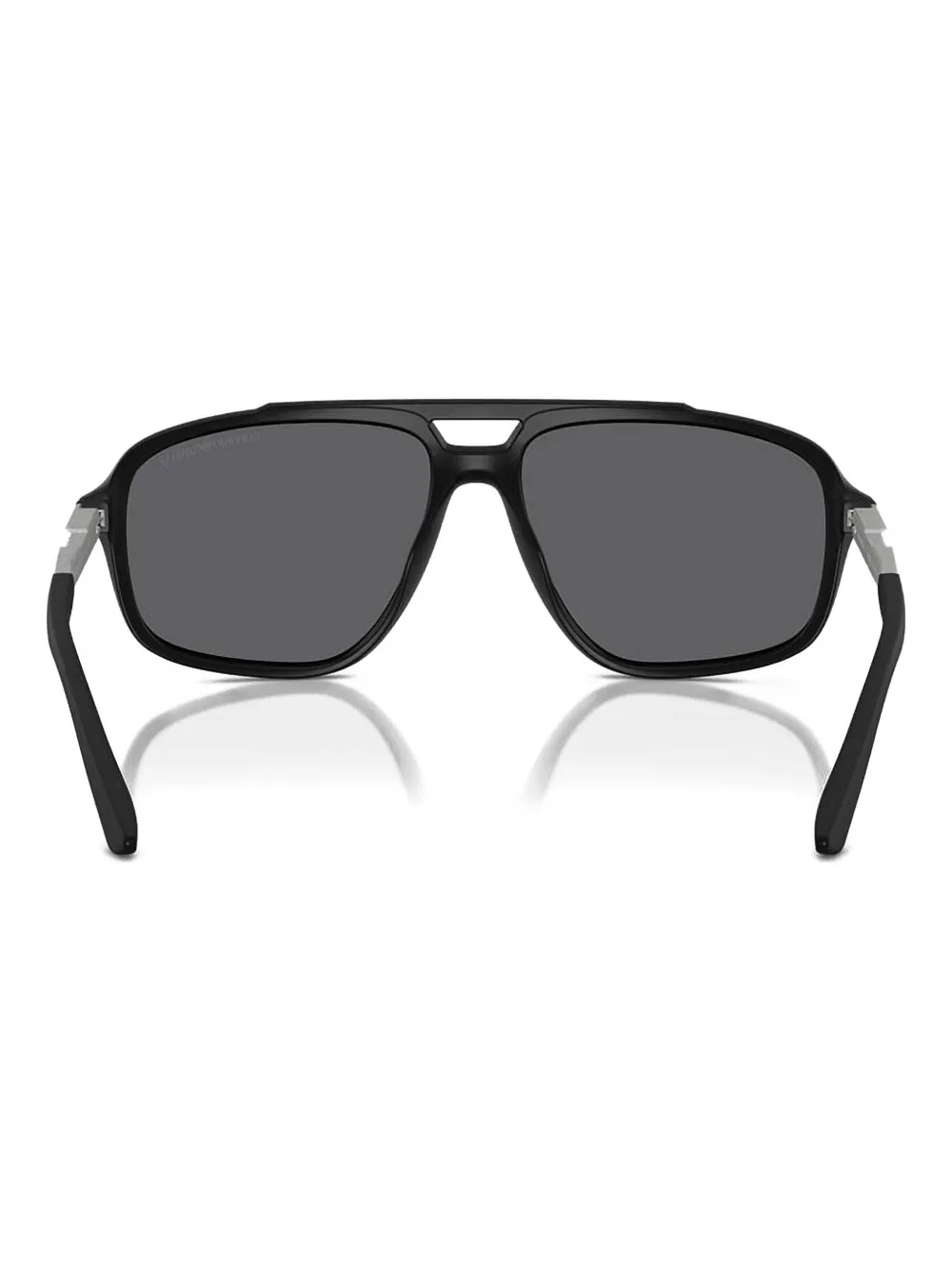 Emporio Armani Bril met hoekig montuur Zwart