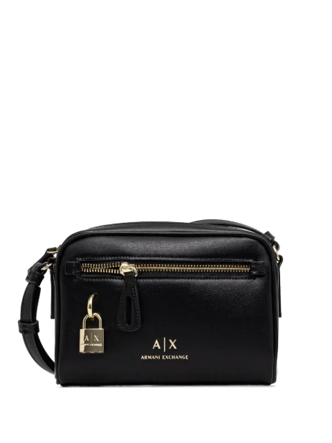 Armani Exchange شنطة كروس بختم شعار الماركة