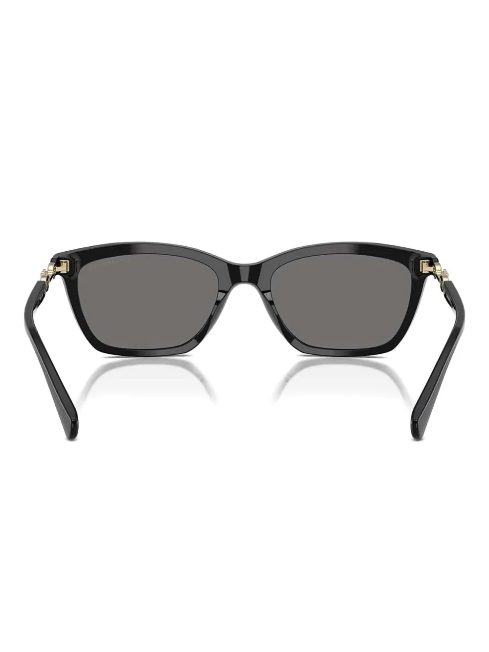 Emporio Armani Zonnebril met cat-eye montuur Zwart