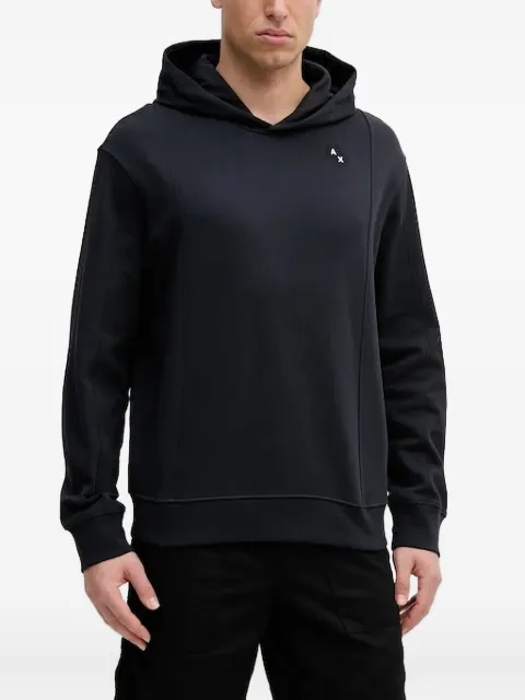 Armani Exchange hoodie con logo bordado