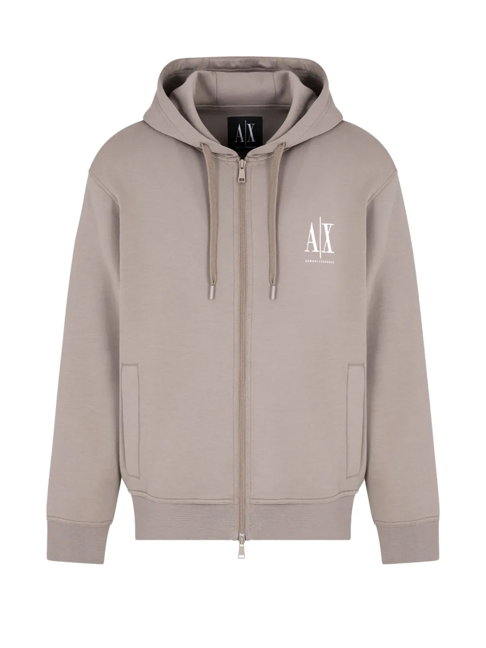 Armani Exchange logo-embroidered zip-up hoodie | Hoodies | Image 2