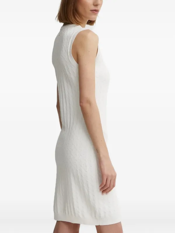 Armani Exchange Abito Corto Smanicato Bianco FARFETCH IT