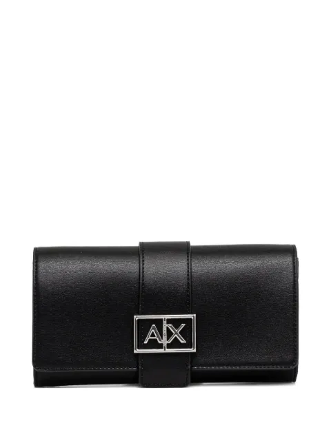 Armani Exchange logo-plaque wallet-on-chain