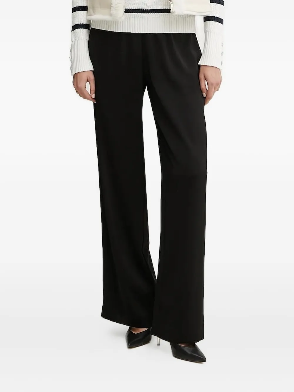 Armani Exchange elastic-waist trousers | Black | Image 1