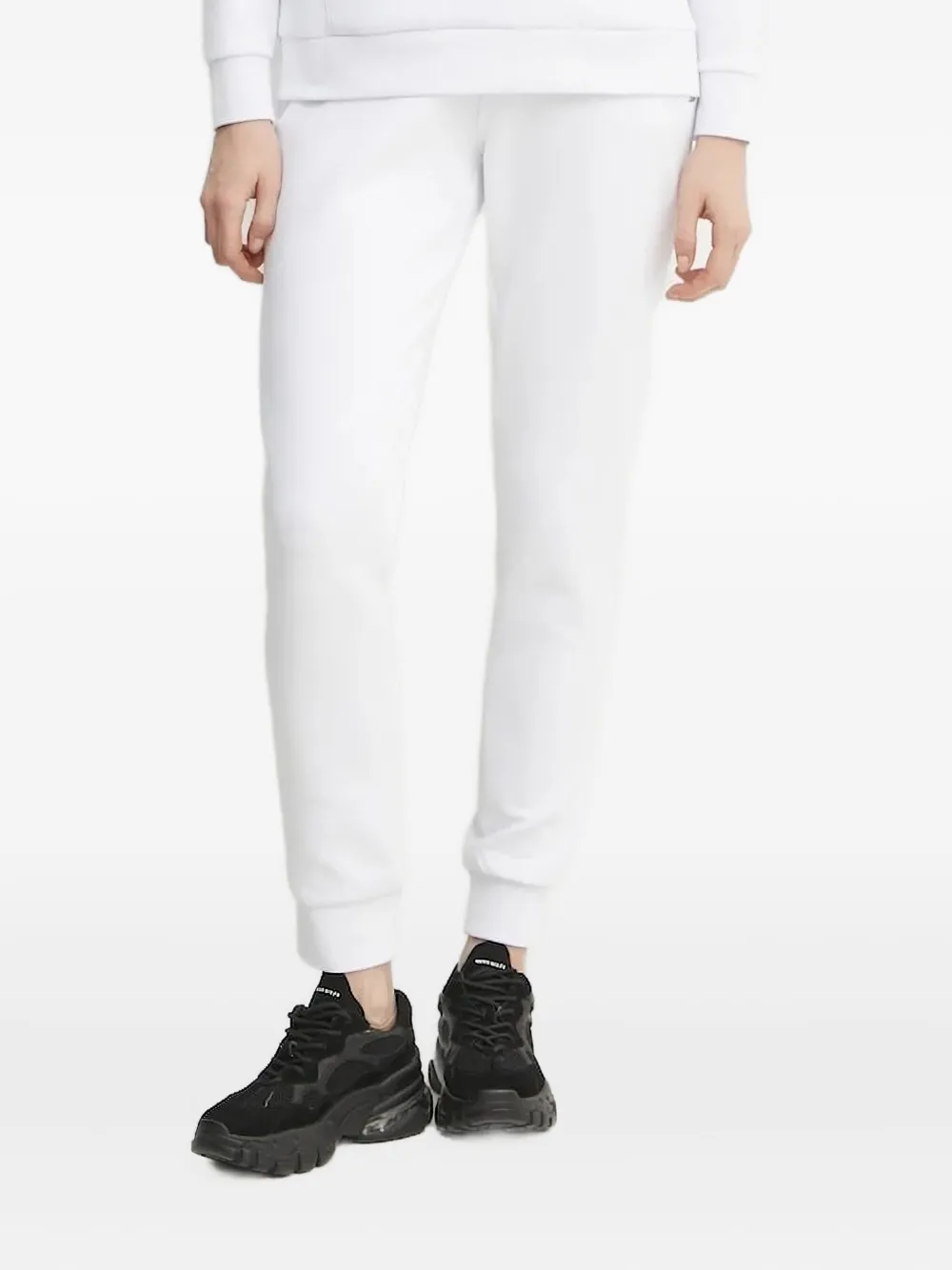 Armani Exchange Logo-embroidered Track Pants In White