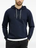 Ea7 Emporio Armani EA7-motif hoodie - Blue