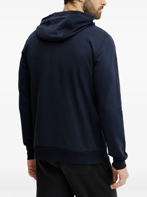 EA7 美品　ロングパーカー　定価35000円　ブラック　ドルマンパーカー EA7 美品 ロングパーカー 定価35000円 ブラック ドルマン