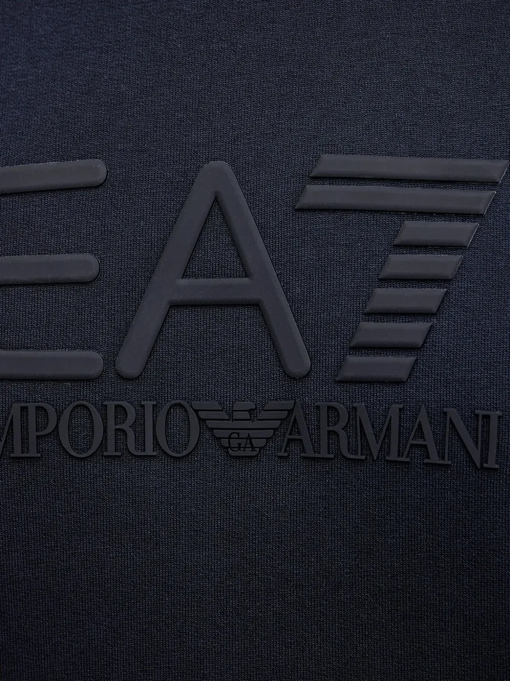 Ea7 Emporio Armani Hoodie met EA7-patroon Blauw