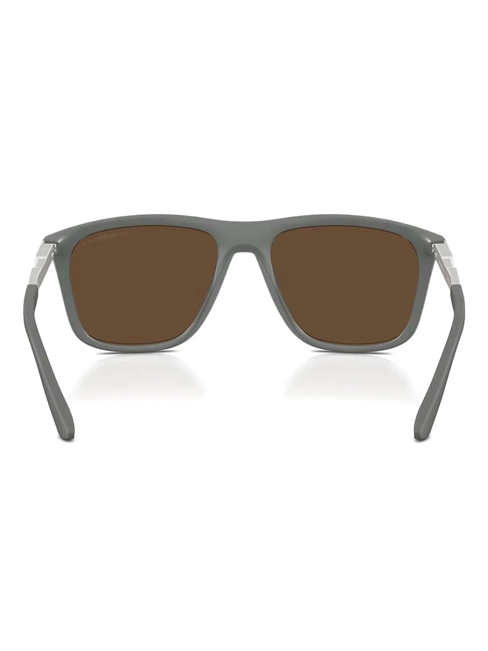 Emporio Armani Zonnebril met vierkant montuur Grijs