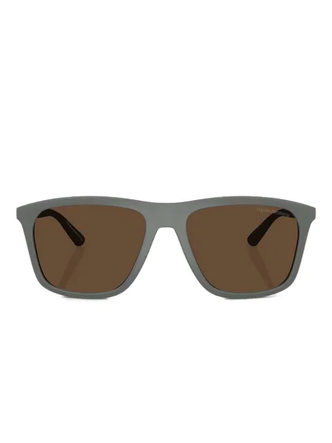 Emporio Armani matte-frame square sunglasses
