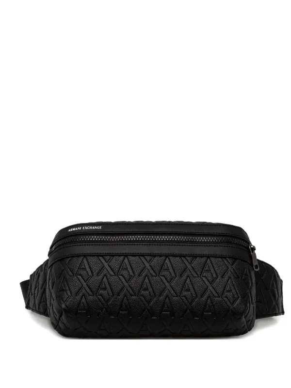 Armani Exchange logo-patterned Belt Bag Black FARFETCH JO