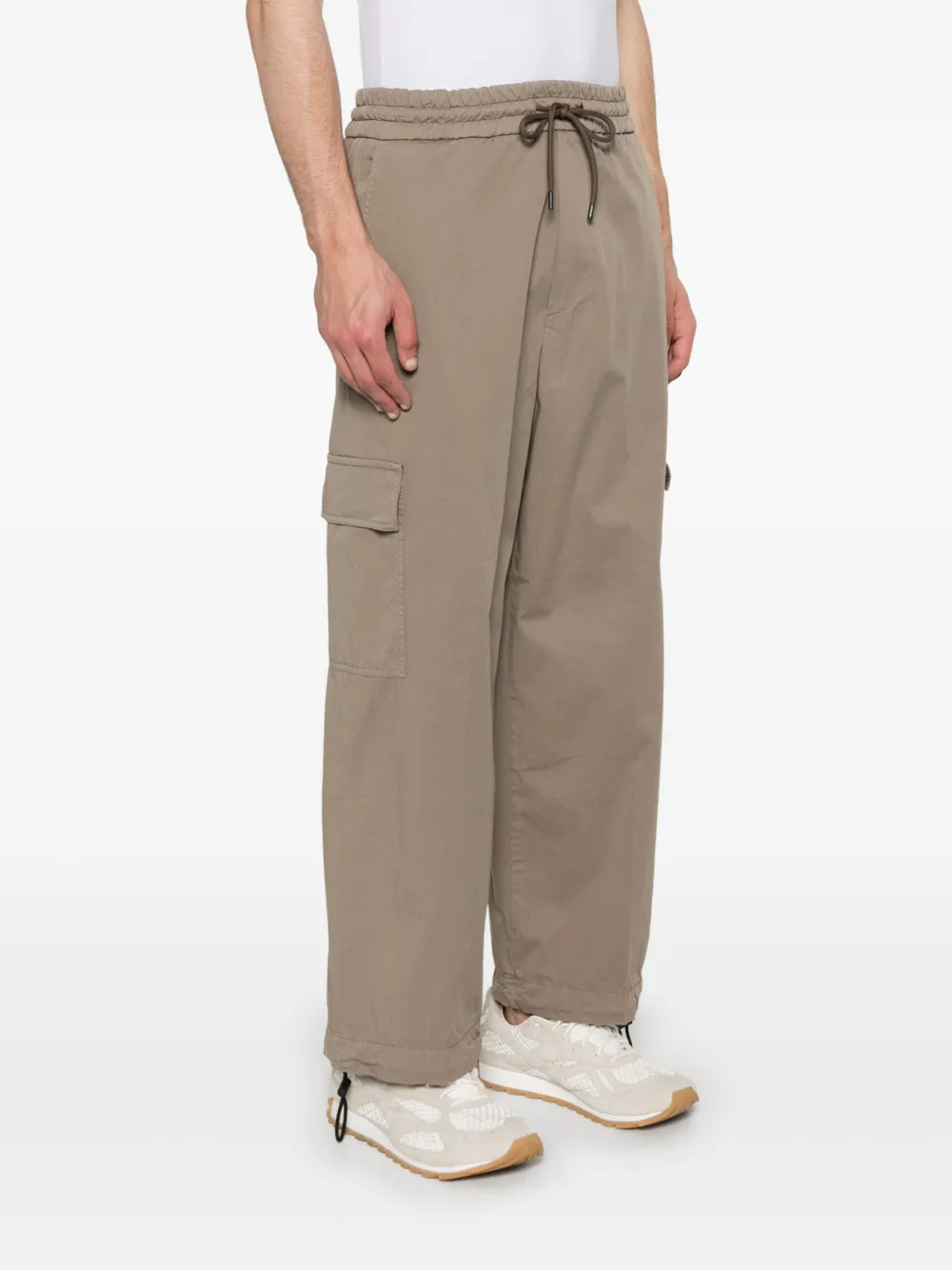 DONDUP cotton cargo trousers Bruin