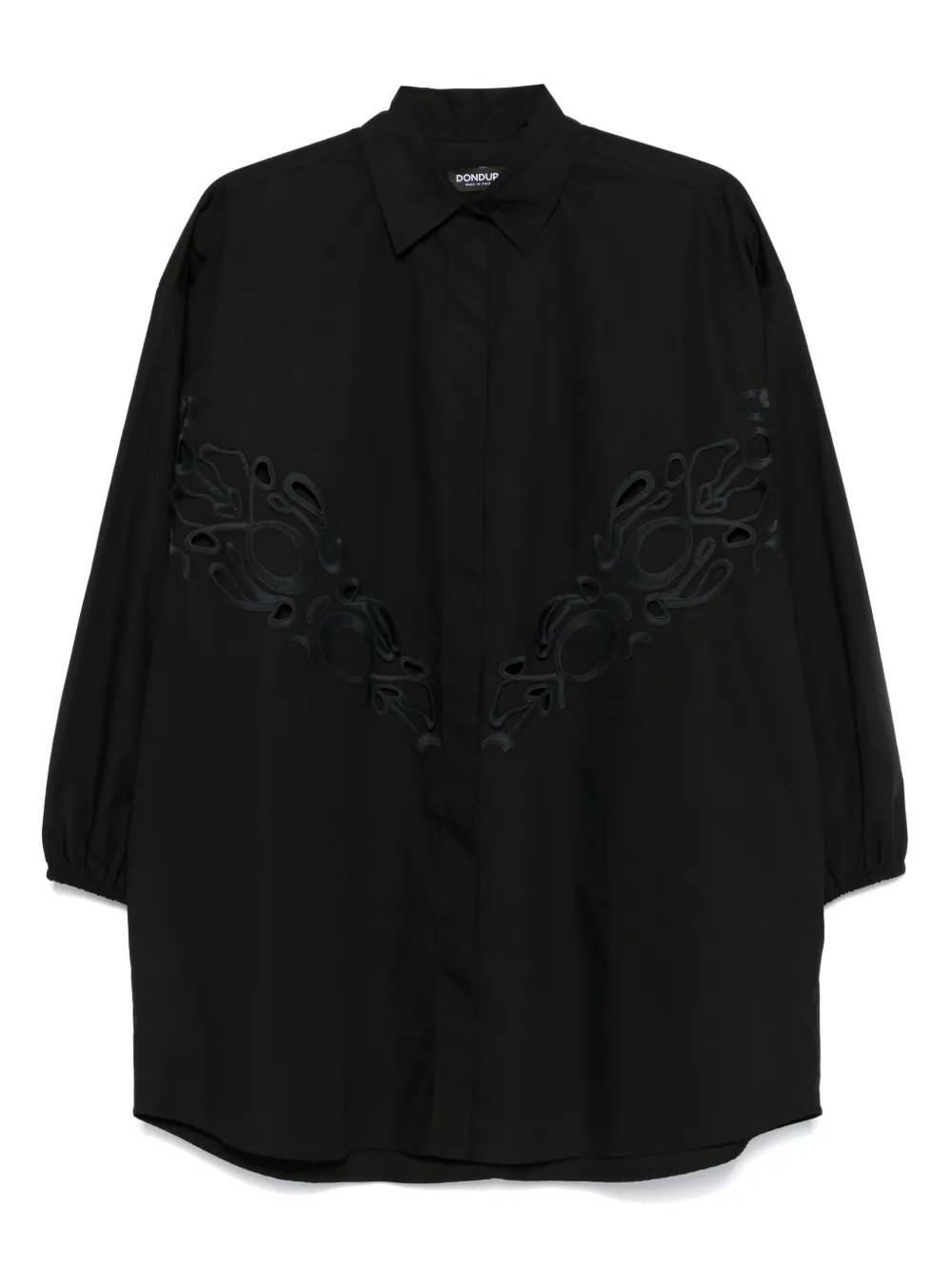 DONDUP camisa con bordado | negro | Image 1