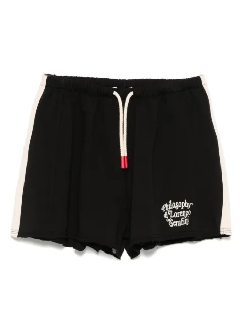 Philosophy Di Lorenzo Serafini Kids logo-embroidered shorts