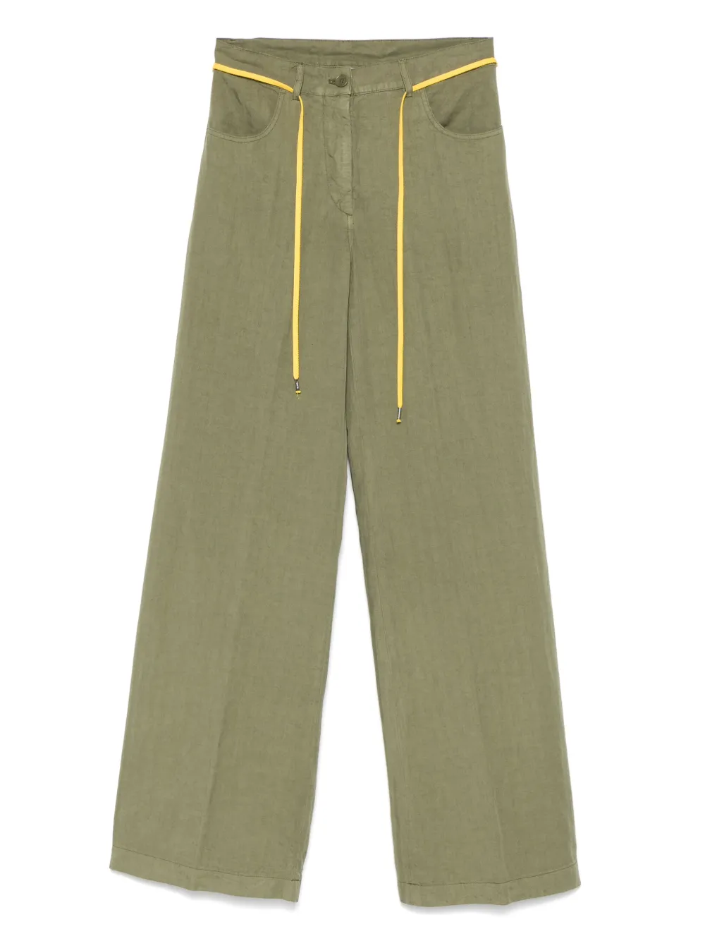 ASPESI herringbone trousers | Green | Image 1