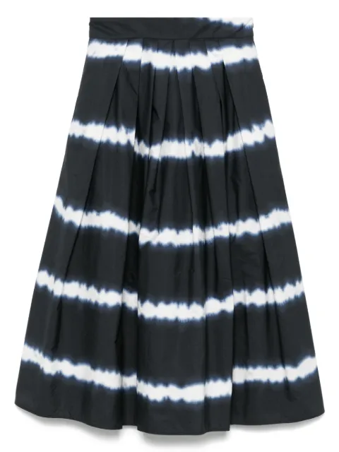 ASPESI falda midi con estampado tie-dye