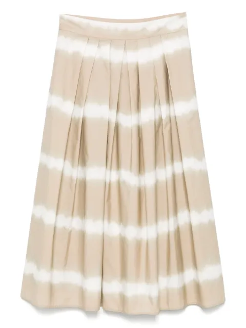 ASPESI falda midi con estampado tie-dye