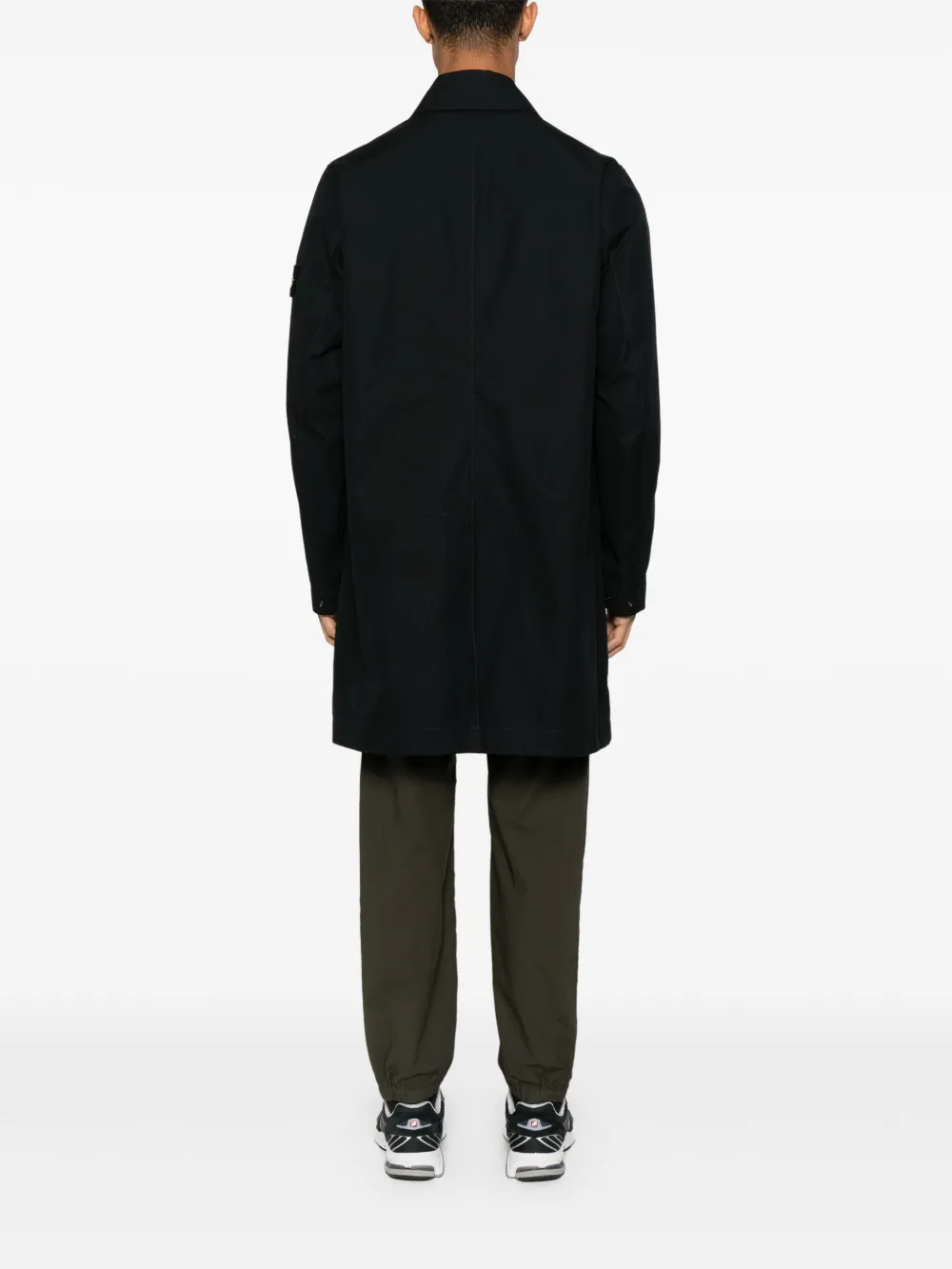 Stone Island Katoenen jas Blauw