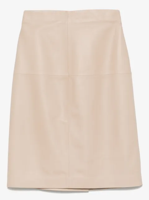 Kiton falda corta de cuero
