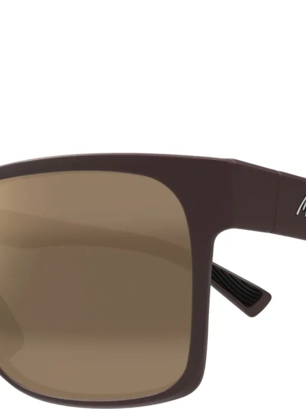 Maui Jim スクエアフレーム サングラス | ブラウン | FARFETCH JP