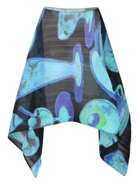 Pleats Please Issey Miyake poncho-style top 