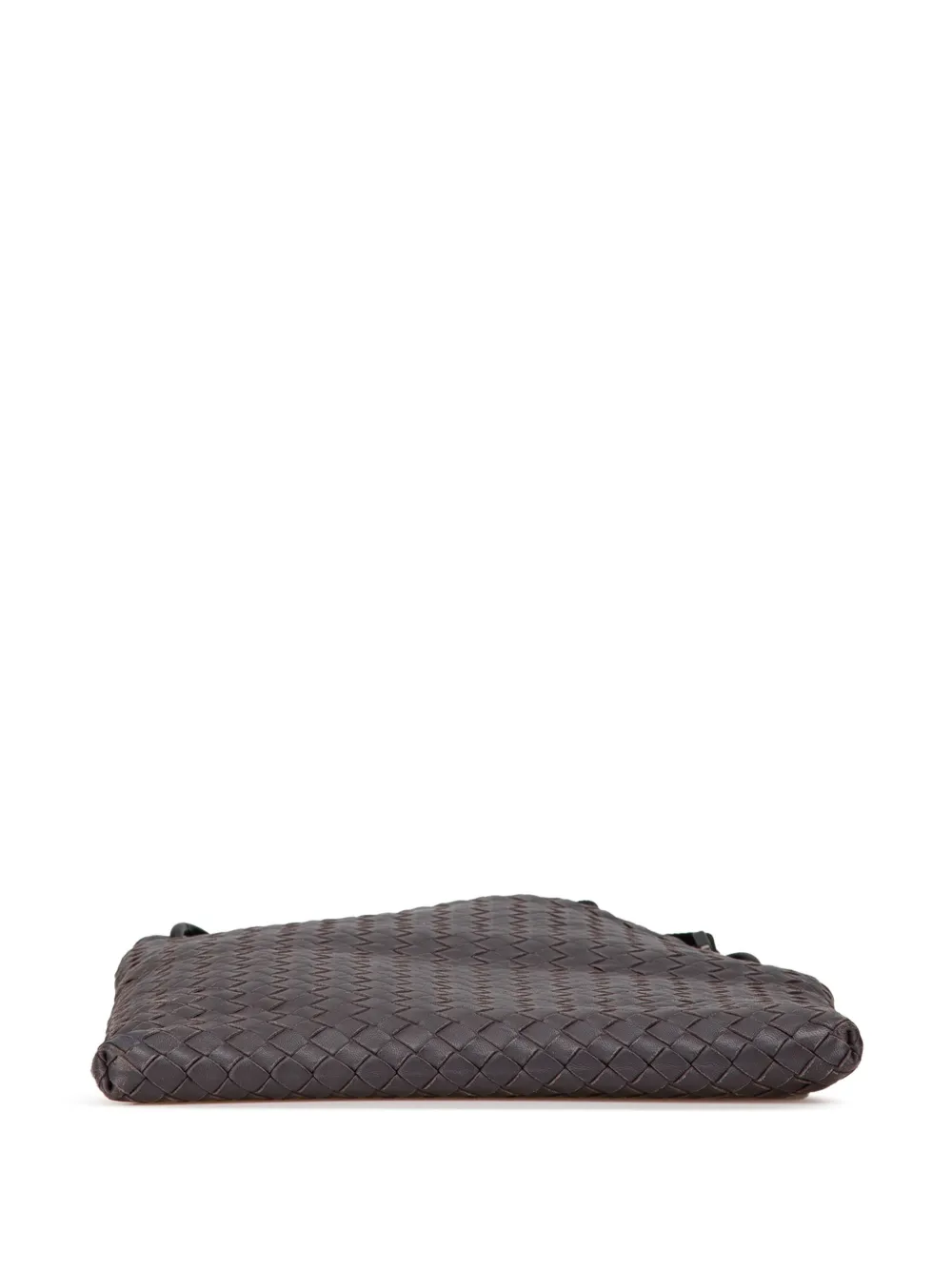 Pre-owned Bottega Veneta 2012-2024 Intrecciato Crossbody Bag In Brown