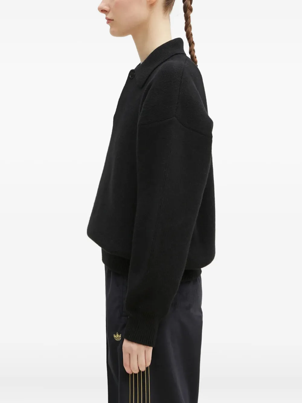 Pangaia ribbed-cuffs polo shirt | Women | Image 2