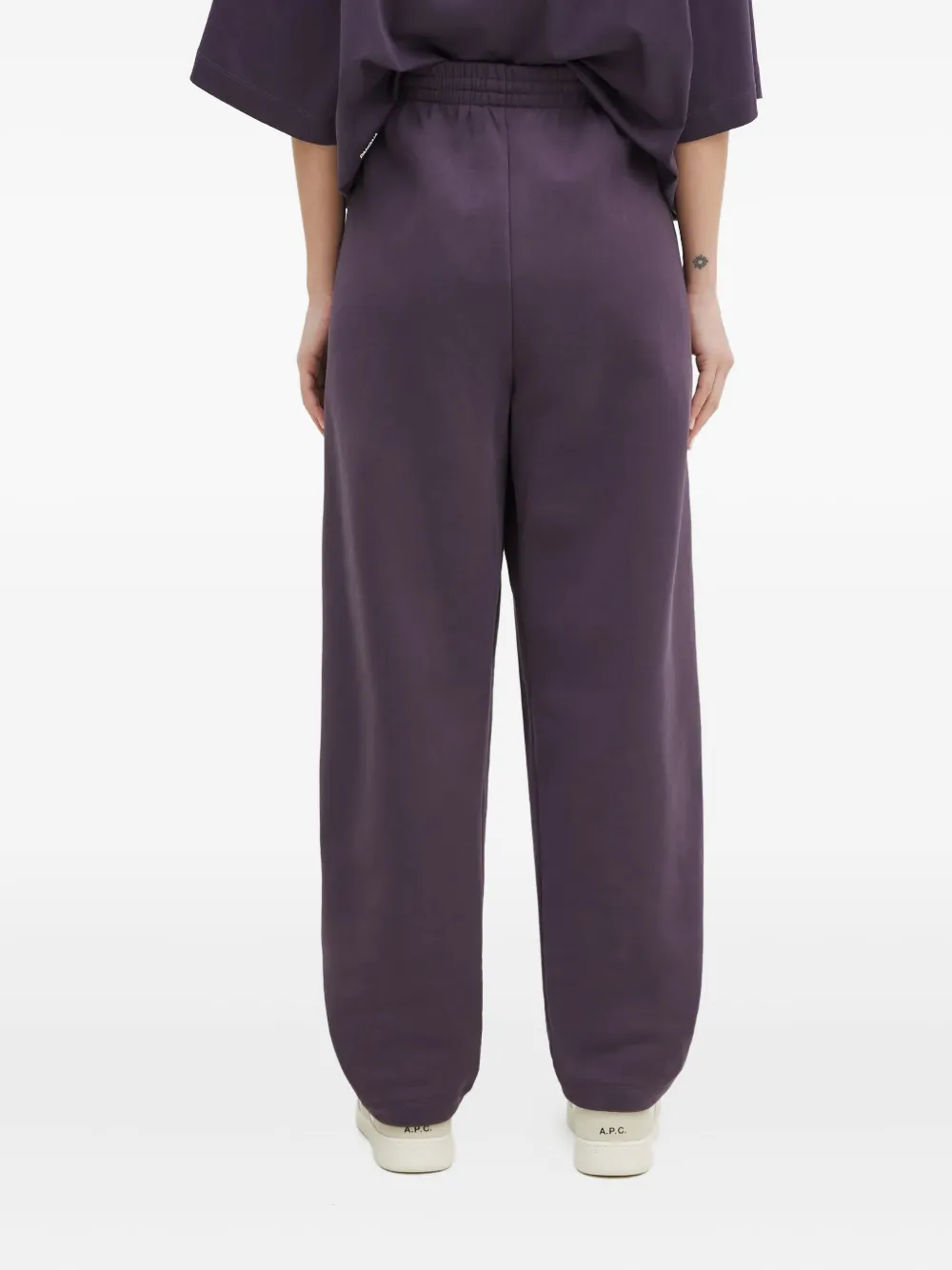 Pangaia Dna Elastic-waistband Joggers In Purple