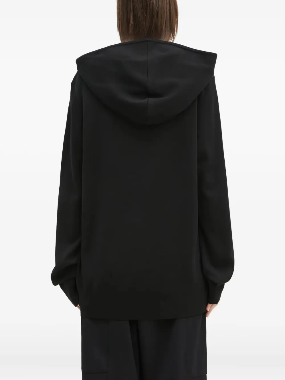 Pangaia Hoodie met ballonmouwen Zwart