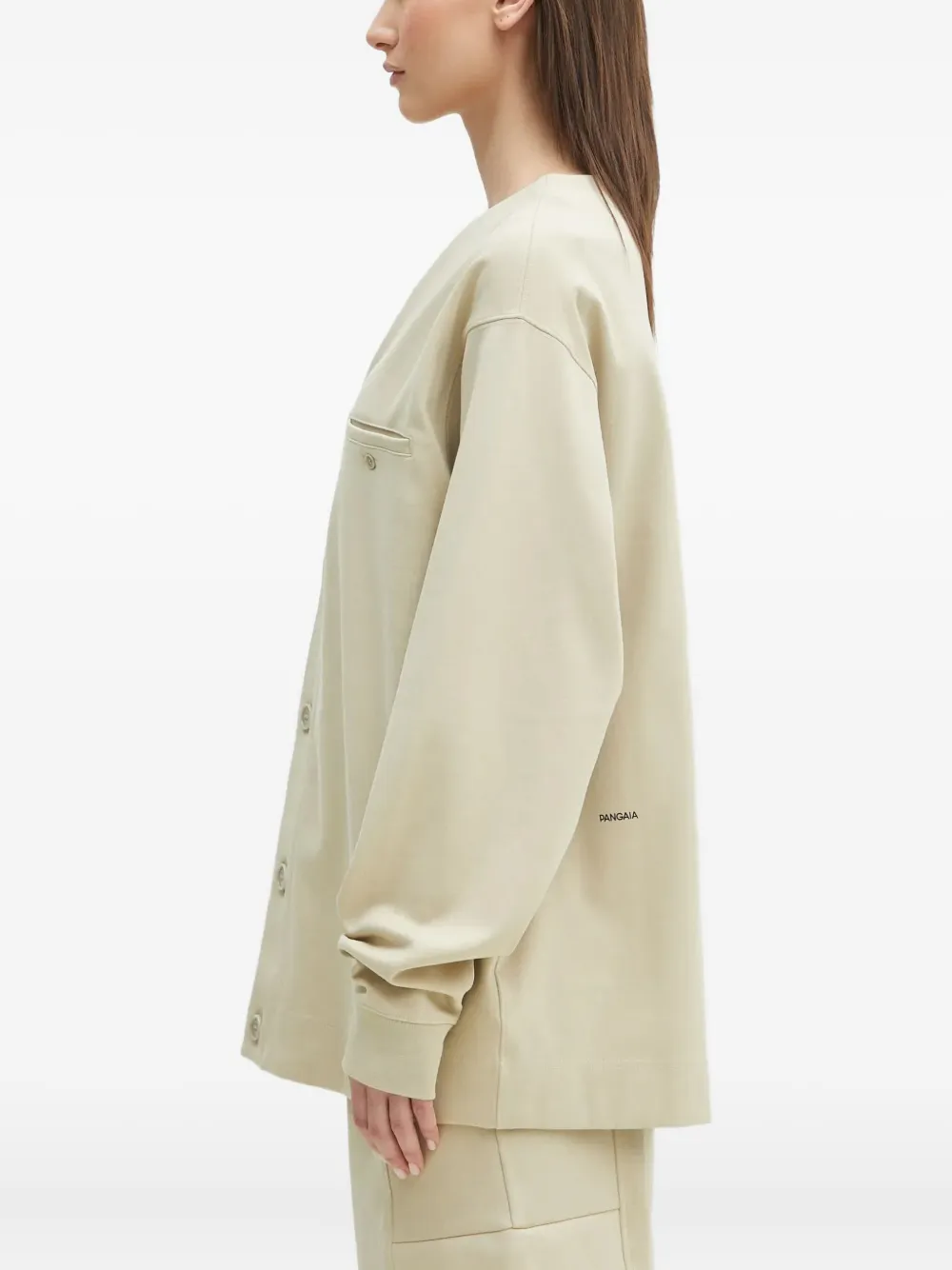 Pangaia DNA button-up shirt jacket | Shirt Jackets | Image 2