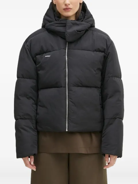 Pangaia hooded puffer jacket