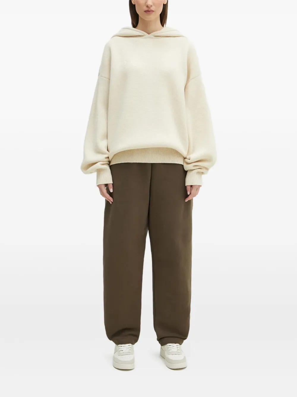 Pangaia DNA elastic-waistband sweatpants | Brown | Image 1