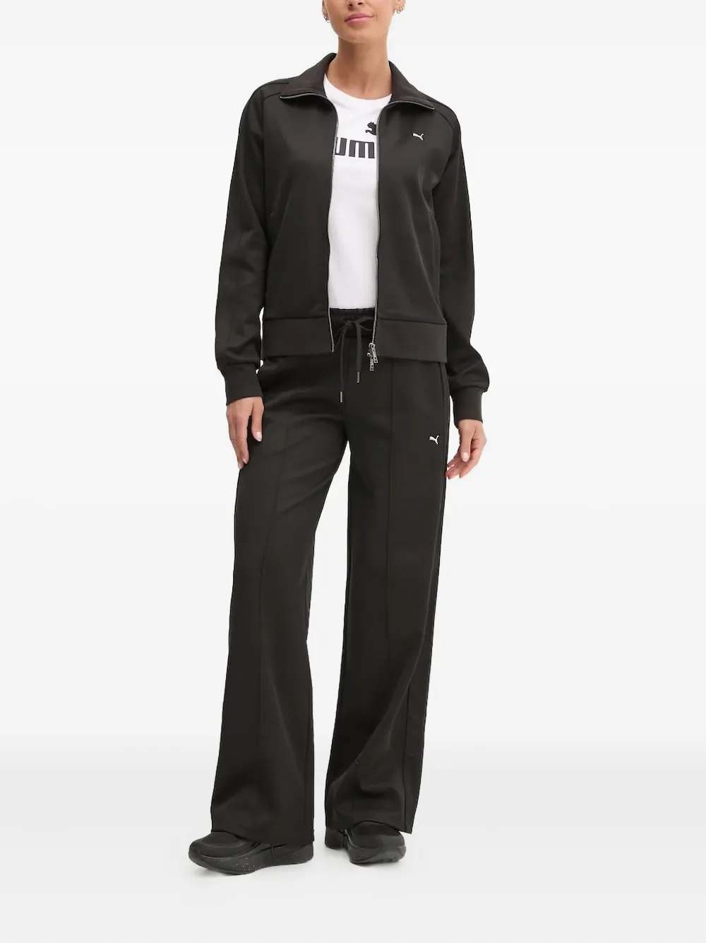 PUMA T7 zip-up sweatshirt Zwart