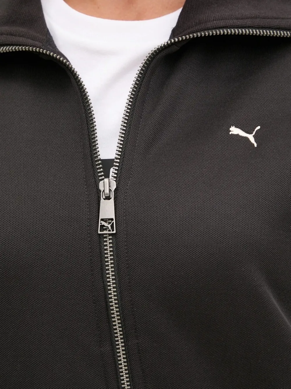 PUMA T7 zip-up sweatshirt Zwart