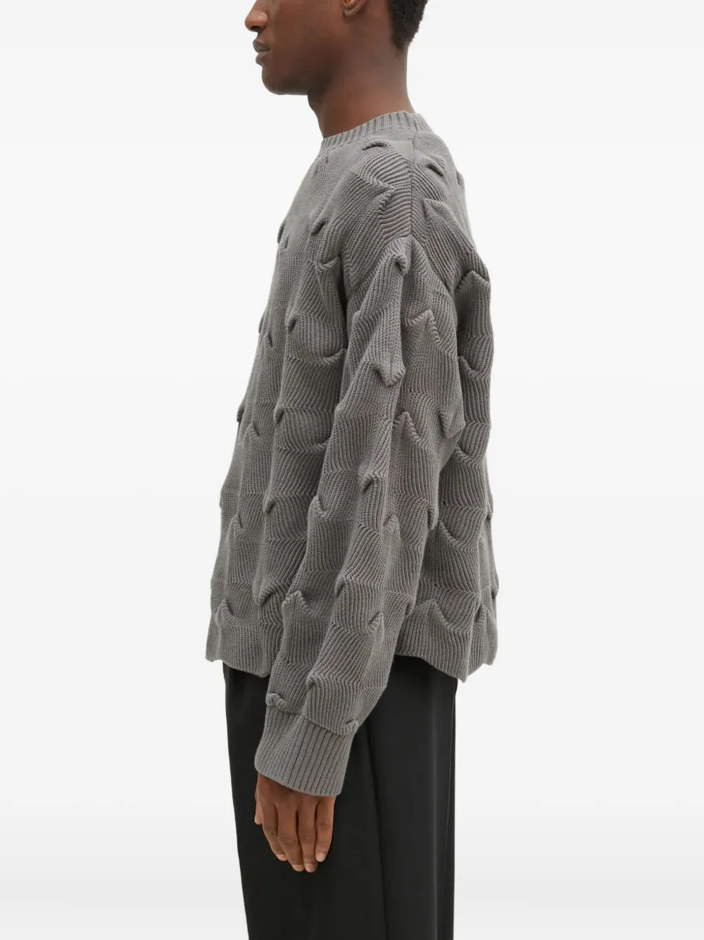 A.A. Spectrum textured v-pattern sweater | Knitted Sweaters | Image 2
