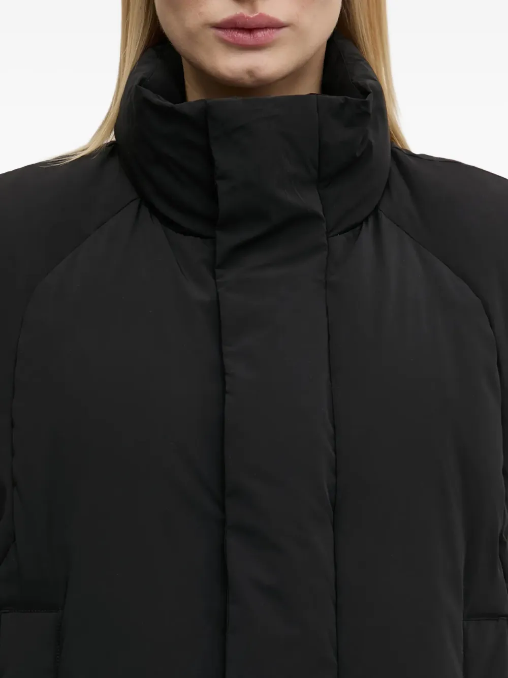 A.A. Spectrum Simplex gilet met hoge hals Zwart