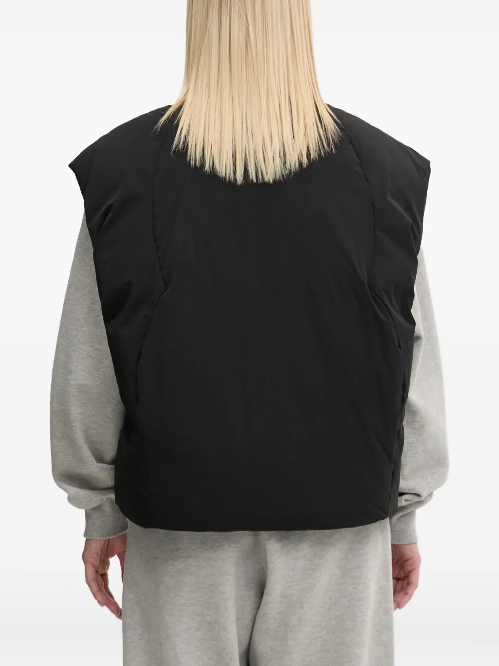 A.A. Spectrum Simplex gilet met hoge hals Zwart